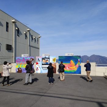 【プレバト】スプレーアート展示中